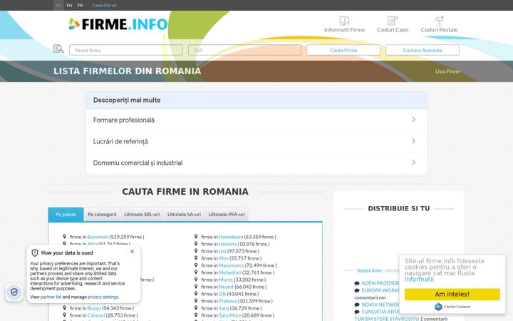 Screenshot of firme.info