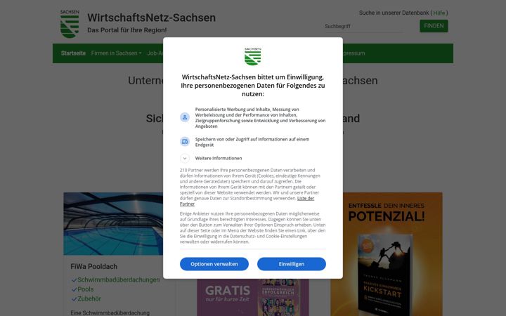 Screenshot of firmen-jobs-in-sachsen.de