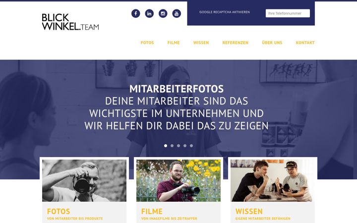 Screenshot of firmenblickwinkel.de