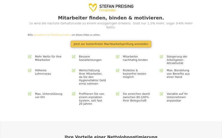 Screenshot of firmenliebe.de