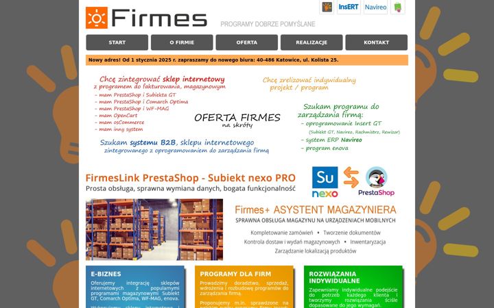 Screenshot of firmes.pl