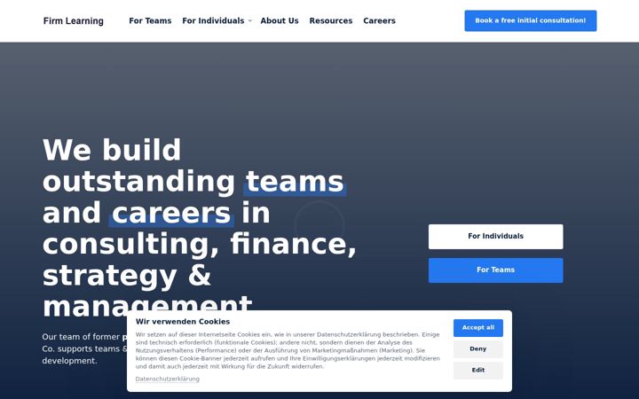 Screenshot of firmlearning-academy.com