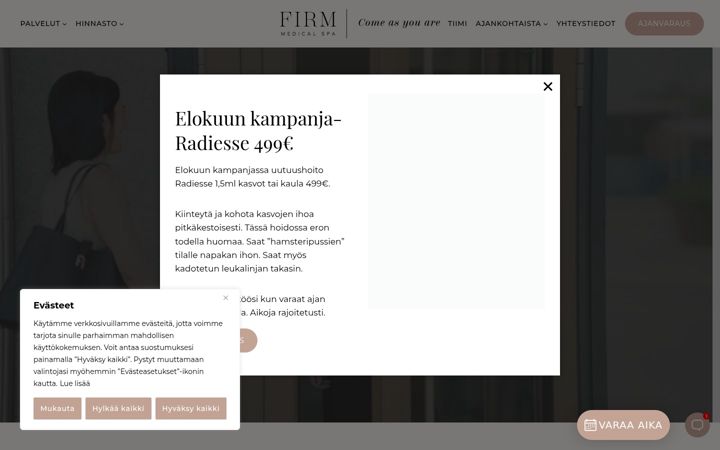 Captură de ecran a firmmedicalspa.fi