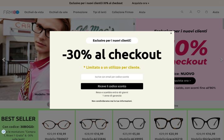 Screenshot of firmoo.it