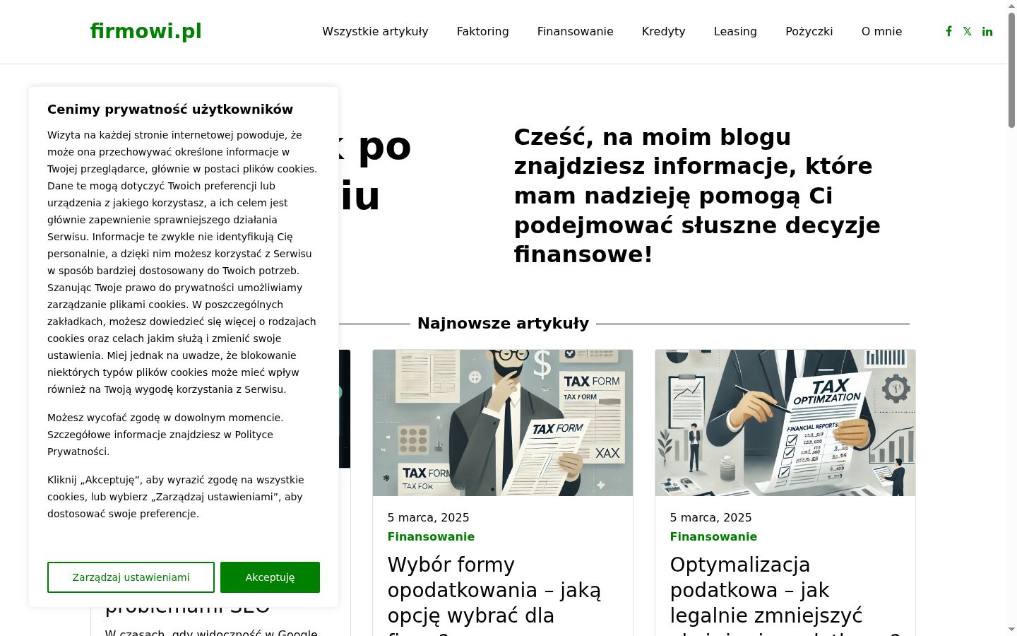 Screenshot tal-banner tal-kunsens muri qabel kwalunkwe interazzjoni