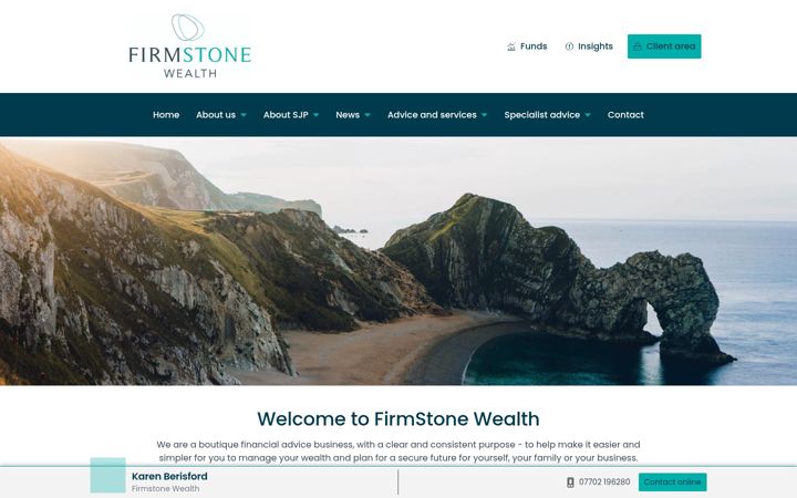 Snímek obrazovky firmstonewealth.co.uk