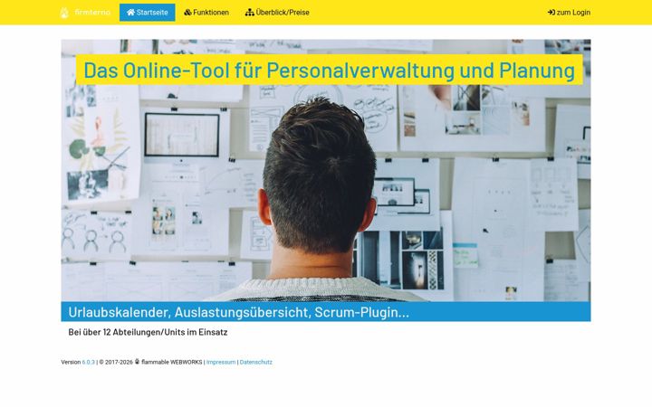 Screenshot of firmterna.de