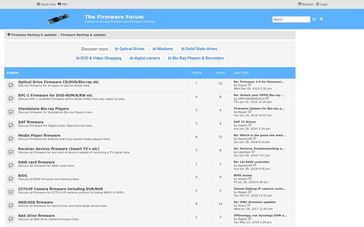 Screenshot of firmwareforum.com
