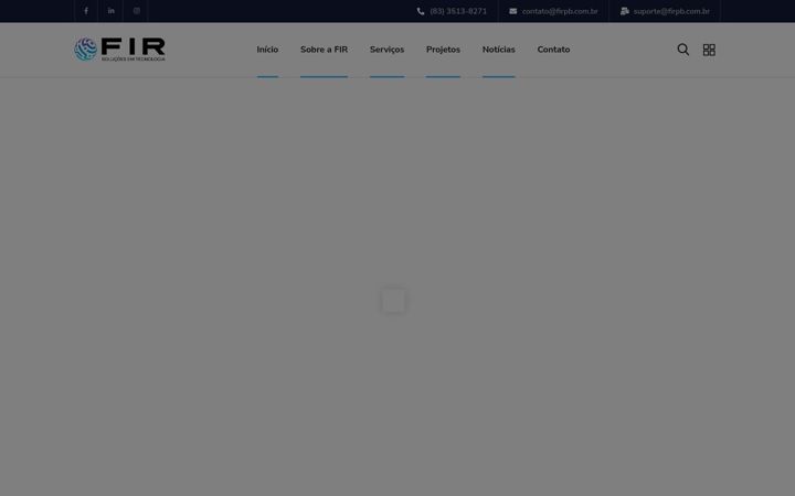 Screenshot of firpb.com.br