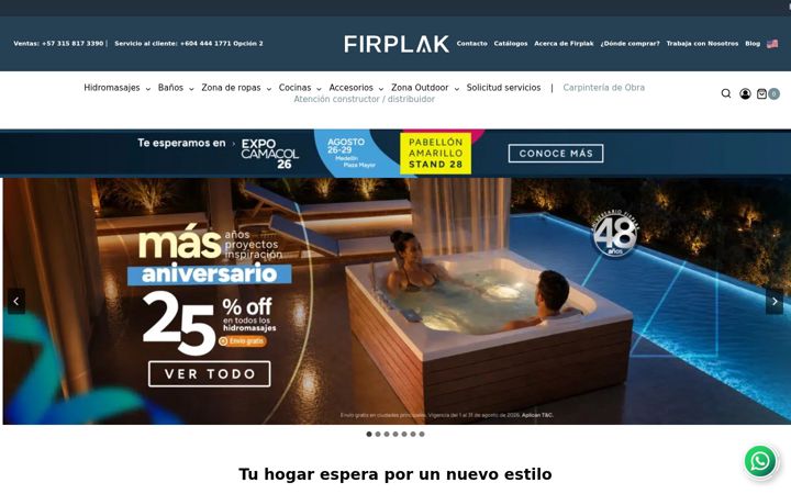Screenshot of firplak.com