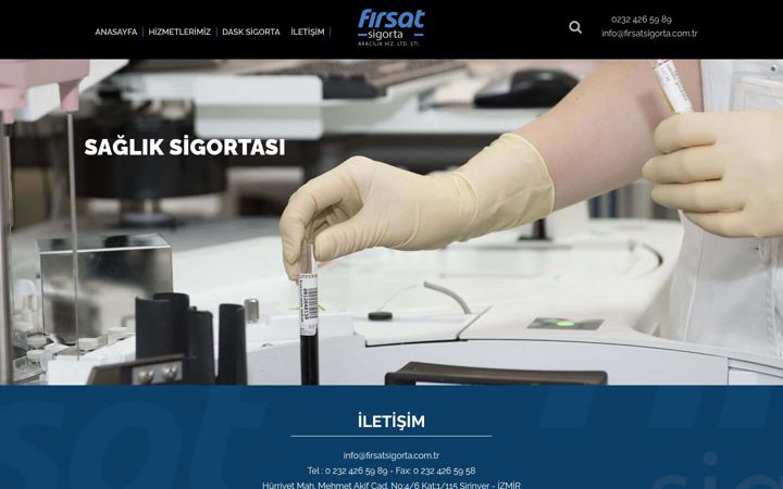 Screenshot of firsatsigorta.com.tr