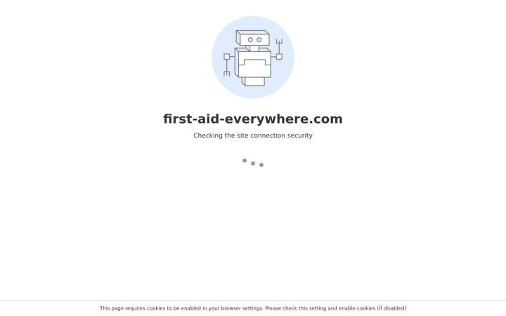 Screenshot of first-aid-everywhere.com