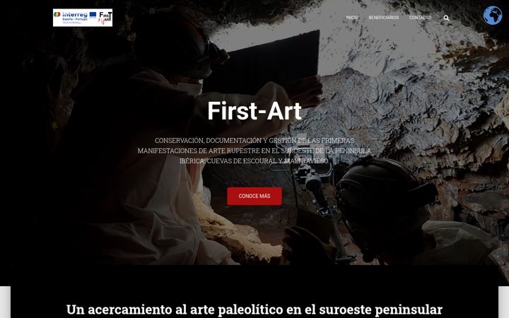 Screenshot of first-art.org
