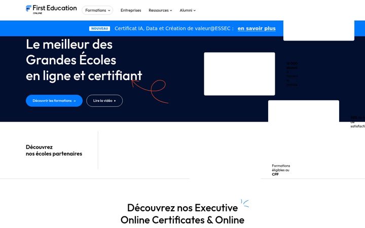 Screenshot of first-education-online.com