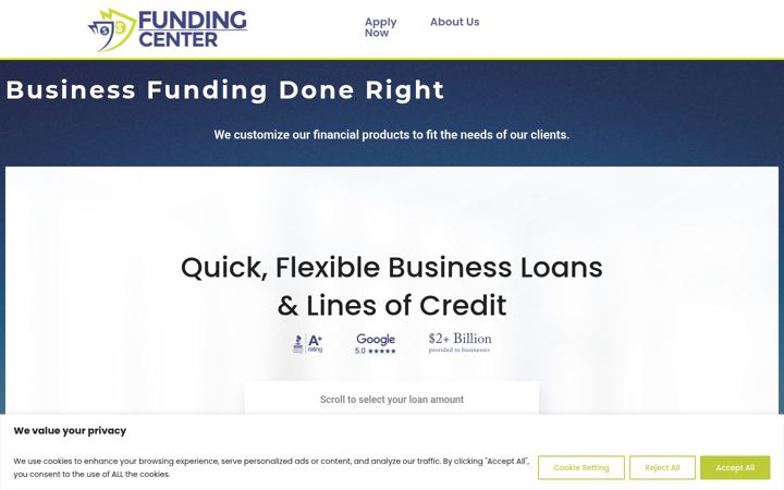 Capture d'écran de first-funding.co