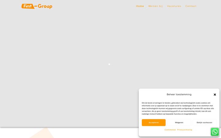 Screenshot of first-group.nl