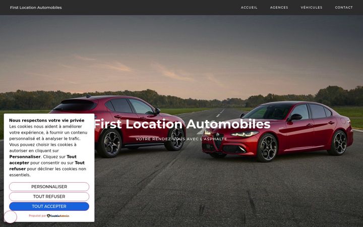Screenshot of first-location.com
