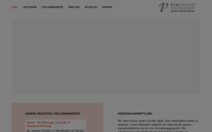 Screenshot of first-p.de