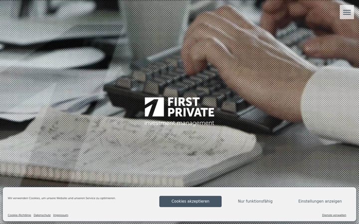 Екранна снимка на first-private.de