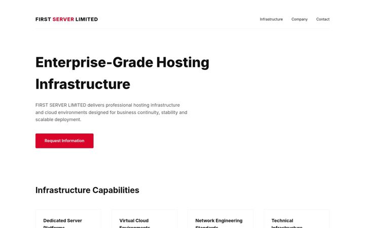 Screenshot ta' first-server.net