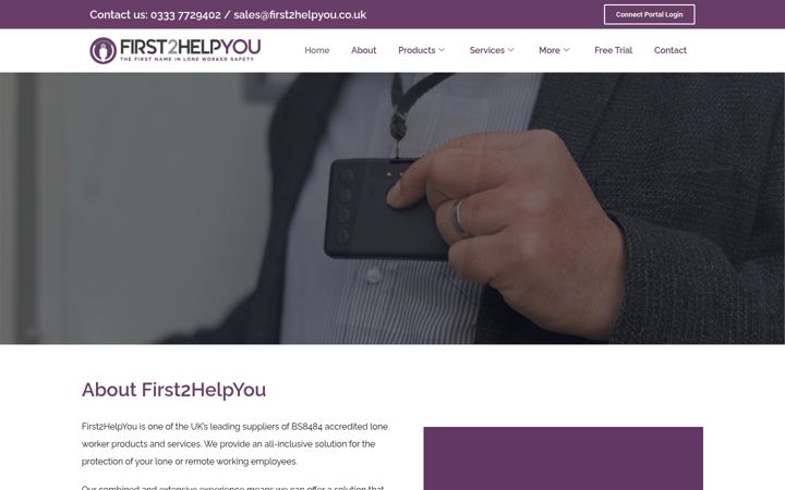 Snímek obrazovky first2helpyou.co.uk