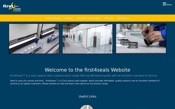 Screenshot of first4seals.com
