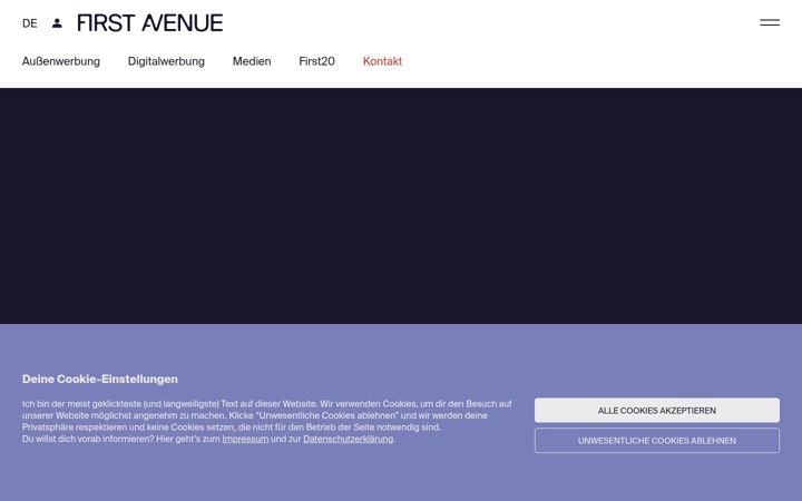 Screenshot of firstavenue.it