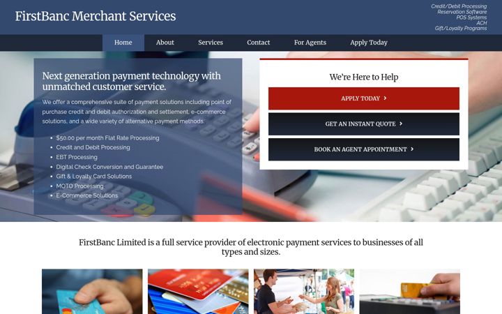 Screenshot of firstbanclimited.com