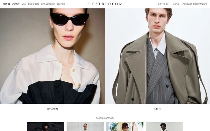 Screenshot of firstbtq.com