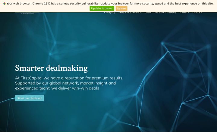Screenshot of firstcapital.co.uk