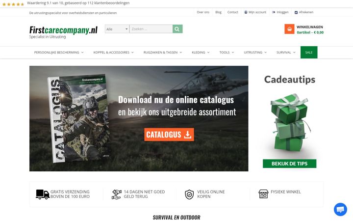 Screenshot του firstcarecompany.nl