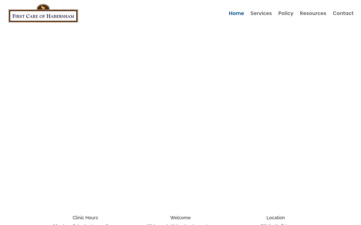Screenshot of firstcarehabersham.com