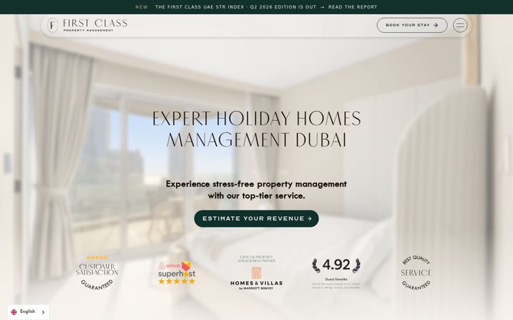 Screenshot of firstclass-dxb.com