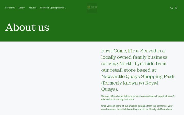 firstcome-firstserved.co.uk