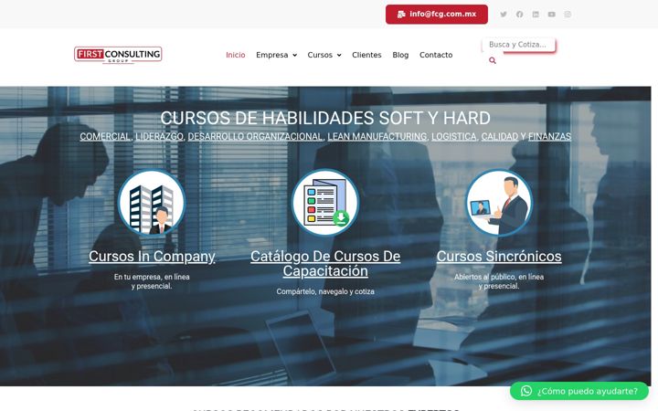 Screenshot of firstconsultinggroup.mx