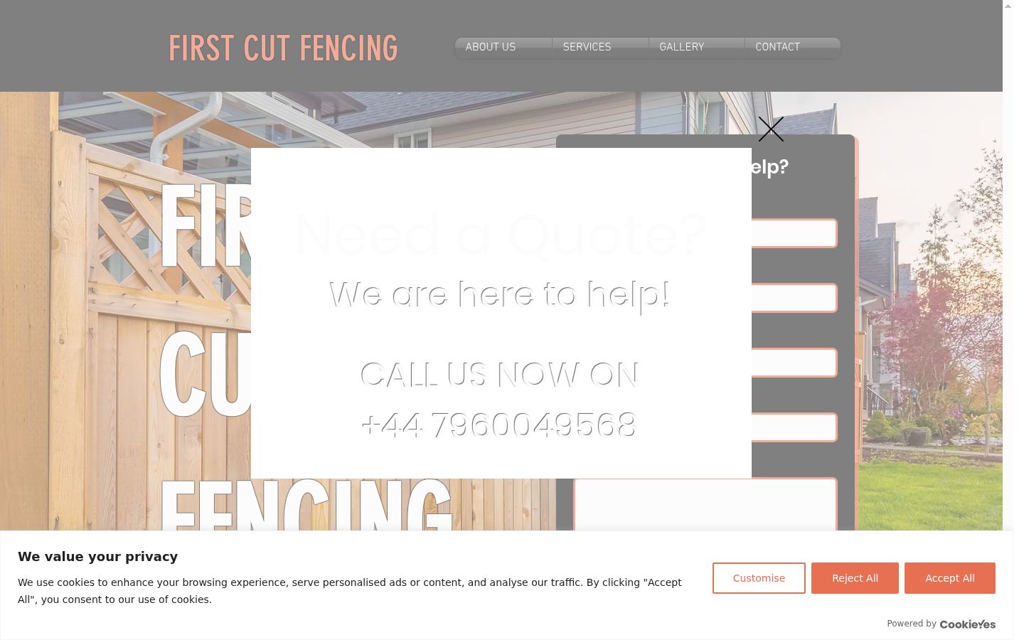 Screenshot tal-banner tal-kunsens muri qabel kwalunkwe interazzjoni