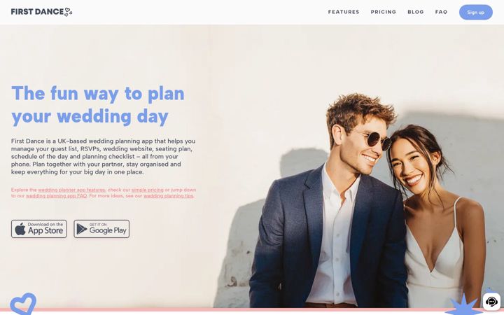 Screenshot of firstdancemusic.co.uk