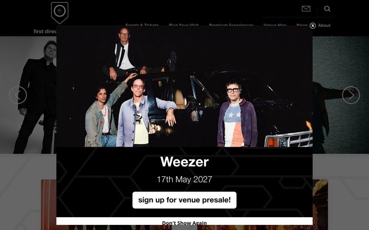 Screenshot of firstdirectbankarena.com