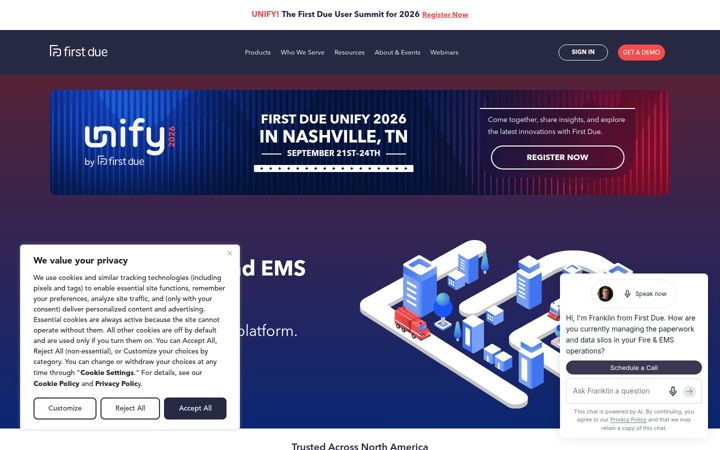 Ekrano kopija firstduesizeup.com