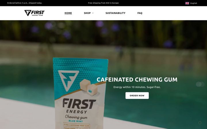 Screenshot of firstenergygum.be