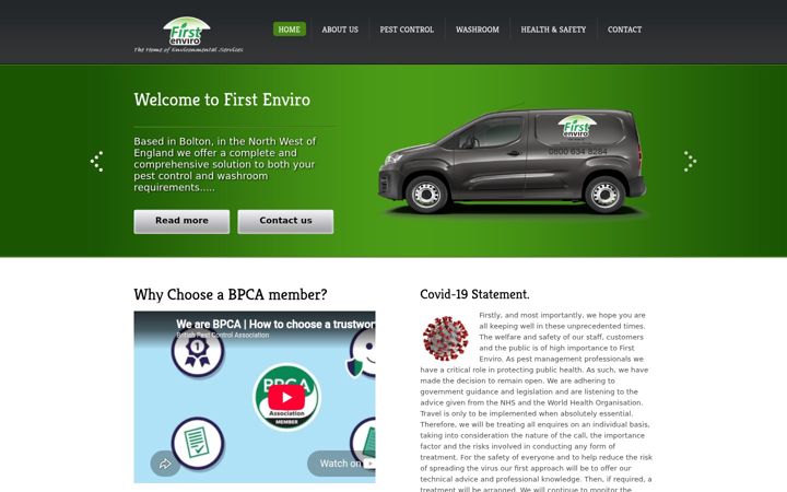 Screenshot of firstenviro.com