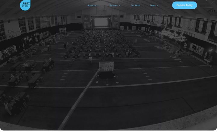 Screenshot stránky firstevent.co.uk