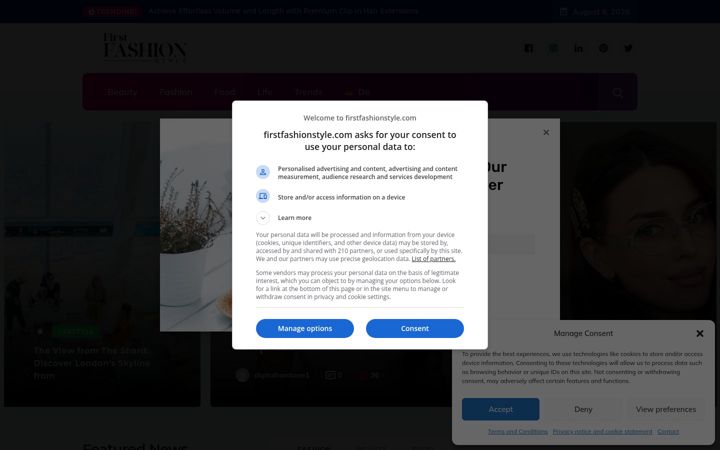 Screenshot of firstfashionstyle.com