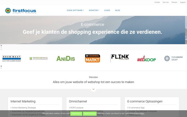Screenshot of firstfocus.eu