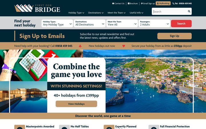 Screenshot stránky firstforbridge.co.uk