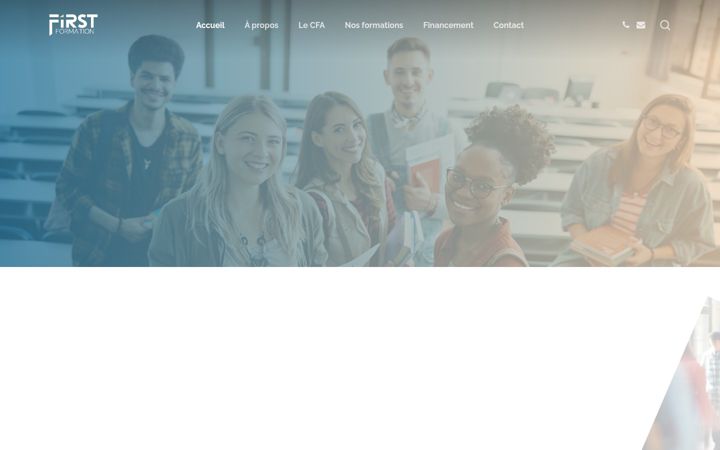 Screenshot of firstformation.fr