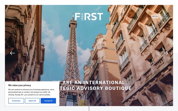 Screenshot of firstidea.com