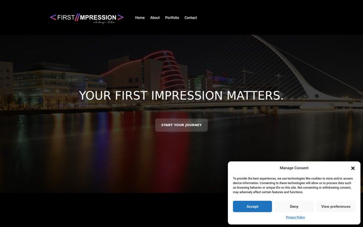 Screenshot of firstiimpression.com