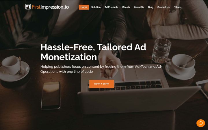 Screenshot of firstimpression.io