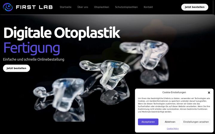 Screenshot of firstlab.at